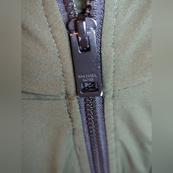 SOLD******Michael Kors Fishtail Hooded Parka Coat Farfetch  pre loved size small - Picture 5 of 10